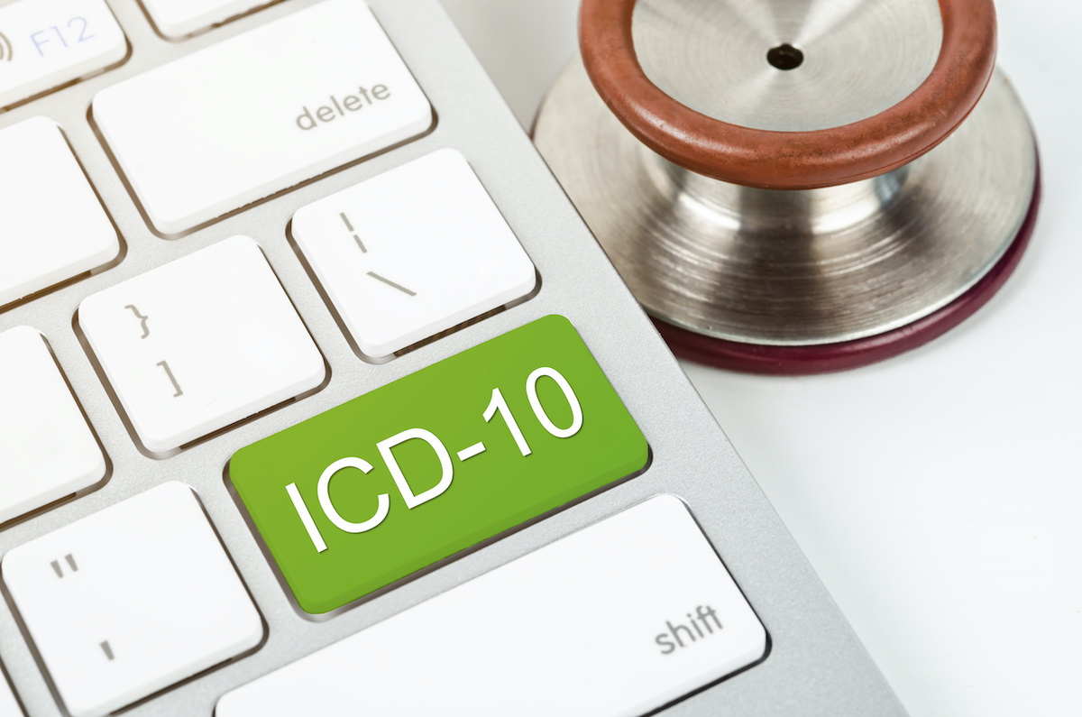 International Classification of Diseases and Related Health Problem 10th Revision or ICD-10 and stethoscope medical on computer keyboard; blog: Unspecified Codes: Why You Shouldn't Use Them